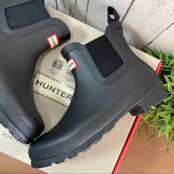 Hunter Women's Original Chelsea Rain Boots Size 7 - Picture 3 of 8